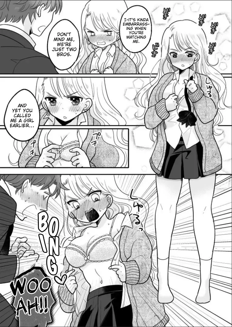 [Minaduki Nanana - Torajima Tao] Kawaii Gal to Karada o Irekaerareta Ore ga Shinyuu to H Suru Hanashi. | A Story About How I Swapped Bodies With a Cute Gal and Fucked My Best Friend. Fhentai.net - Page 17