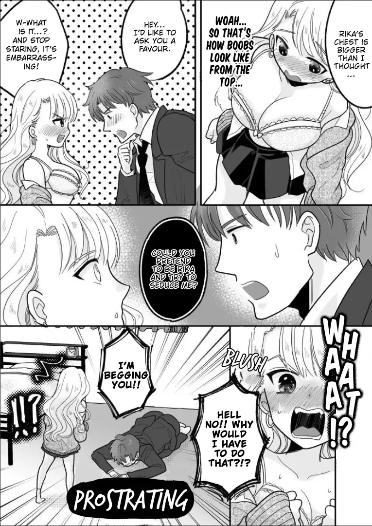 [Minaduki Nanana - Torajima Tao] Kawaii Gal to Karada o Irekaerareta Ore ga Shinyuu to H Suru Hanashi. | A Story About How I Swapped Bodies With a Cute Gal and Fucked My Best Friend. Fhentai.net - Page 18