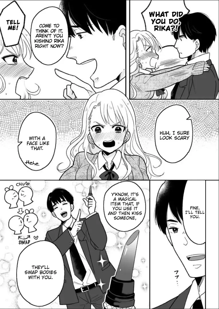 [Minaduki Nanana - Torajima Tao] Kawaii Gal to Karada o Irekaerareta Ore ga Shinyuu to H Suru Hanashi. | A Story About How I Swapped Bodies With a Cute Gal and Fucked My Best Friend. Fhentai.net - Page 3