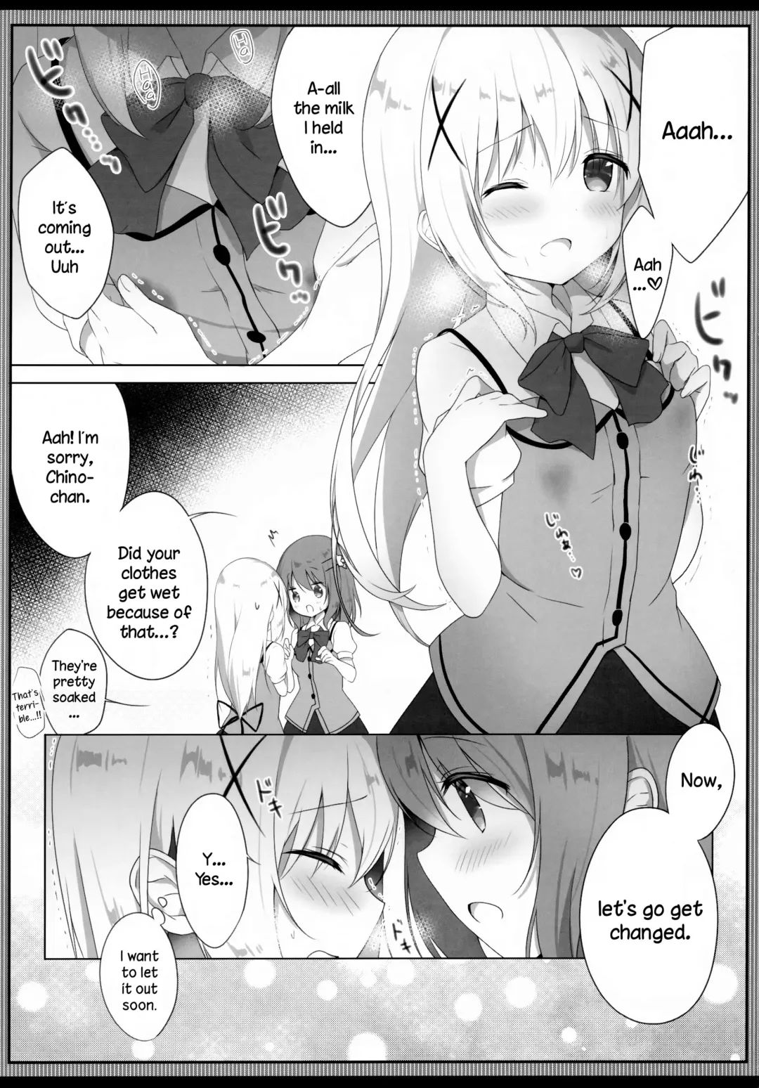 [Amedamacon] Amatoro Chino Milk | Chino's Sweet & Fatty Milk Fhentai - Page 7
