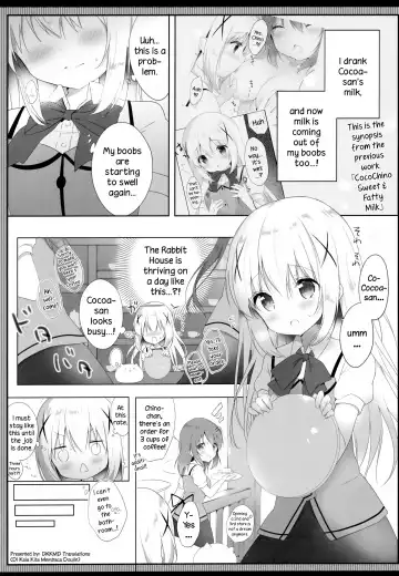[Amedamacon] Amatoro Chino Milk | Chino's Sweet & Fatty Milk Fhentai - Page 5