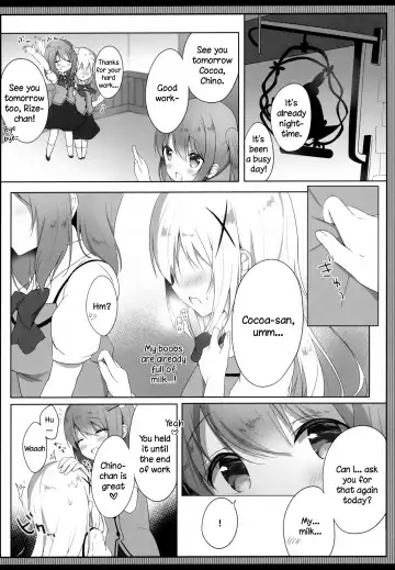 [Amedamacon] Amatoro Chino Milk | Chino's Sweet & Fatty Milk Fhentai - Page 6