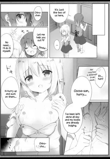 [Amedamacon] Amatoro Chino Milk | Chino's Sweet & Fatty Milk Fhentai - Page 8
