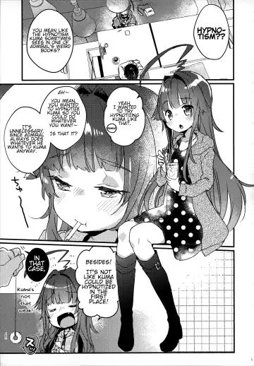 [Kanroame] Zettai Saimin Nante Kakaranai Kuma! | There's Absolutely no way Kuma could be Hypnotized! Fhentai - Page 4
