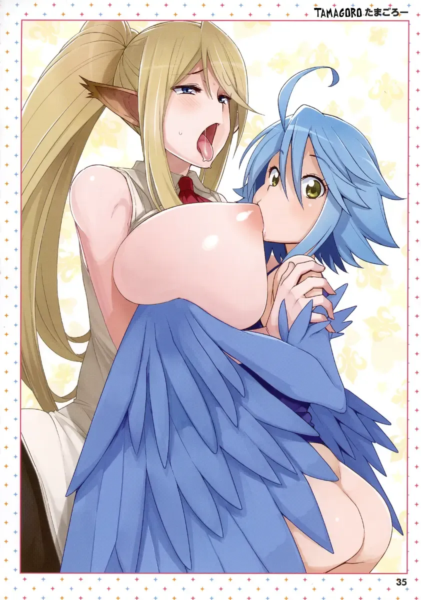 Monster Musume no Iru Nichijou -Everyday Life with Monster Girls- ANOTHER CREATOR VISUAL FAN BOOK Fhentai - Page 35