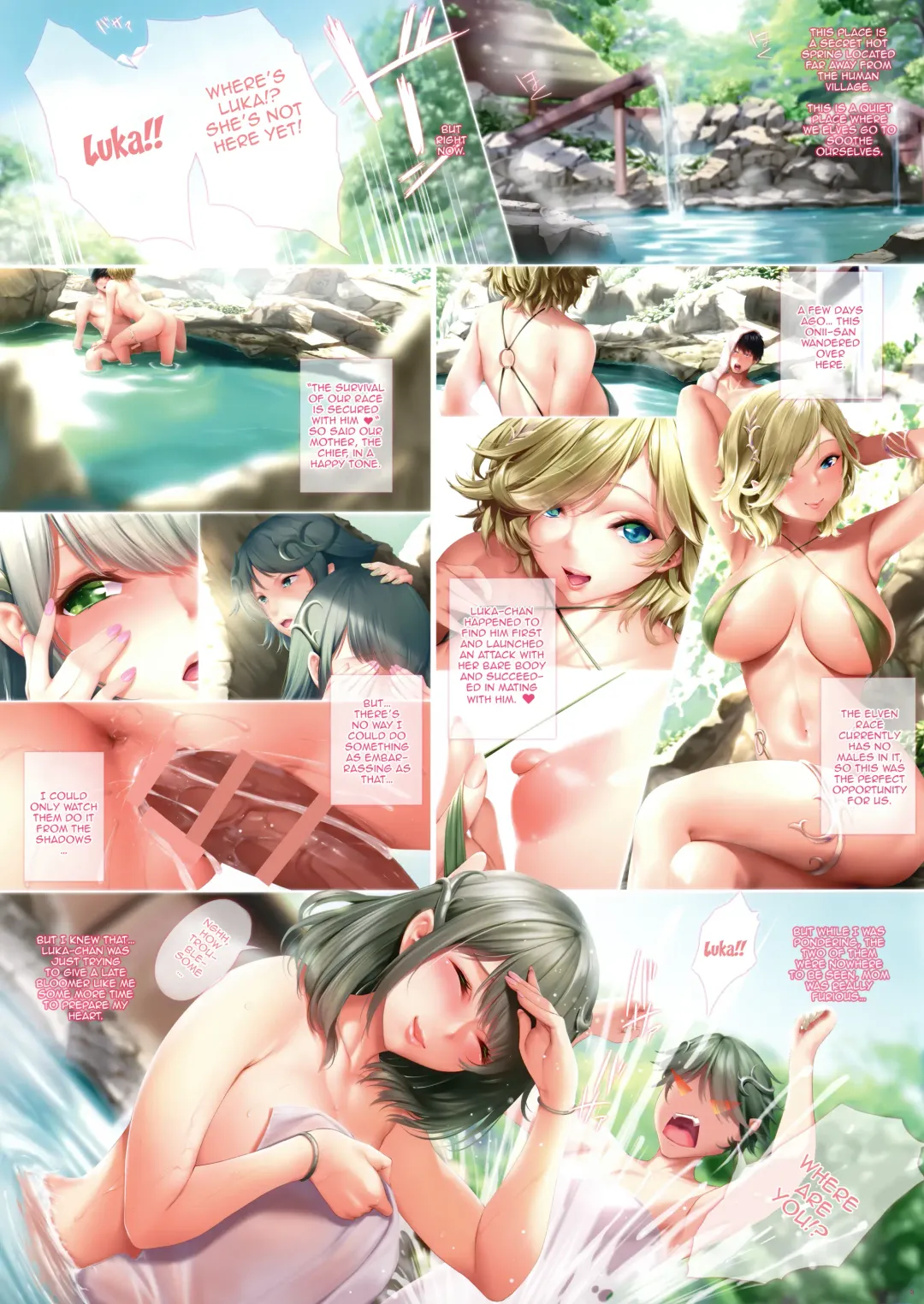 [Niro] Ero Elf no Yu 2 | Naughty Elf Hot Spring 2 Fhentai - Page 2