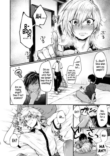 TSF Virus Monogatari. ~Kurosaki Kyoudai Hen~ | A Genderswap Virus Story ~Kurosaki Brothers Case~ Fhentai.net - Page 9