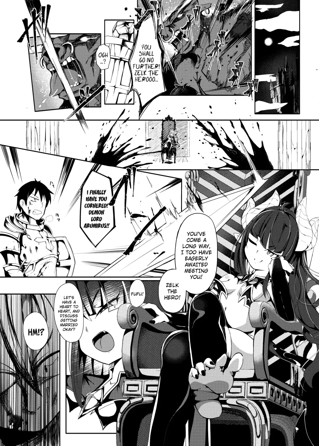 [Nekodel] Yuusha, Ai ni Otsu. | A Hero, Fallen By Love Fhentai.net - Page 3