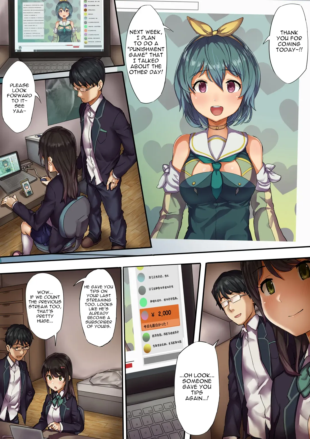 [Andou Saiga] Netorare During Live Streaming Fhentai - Page 2