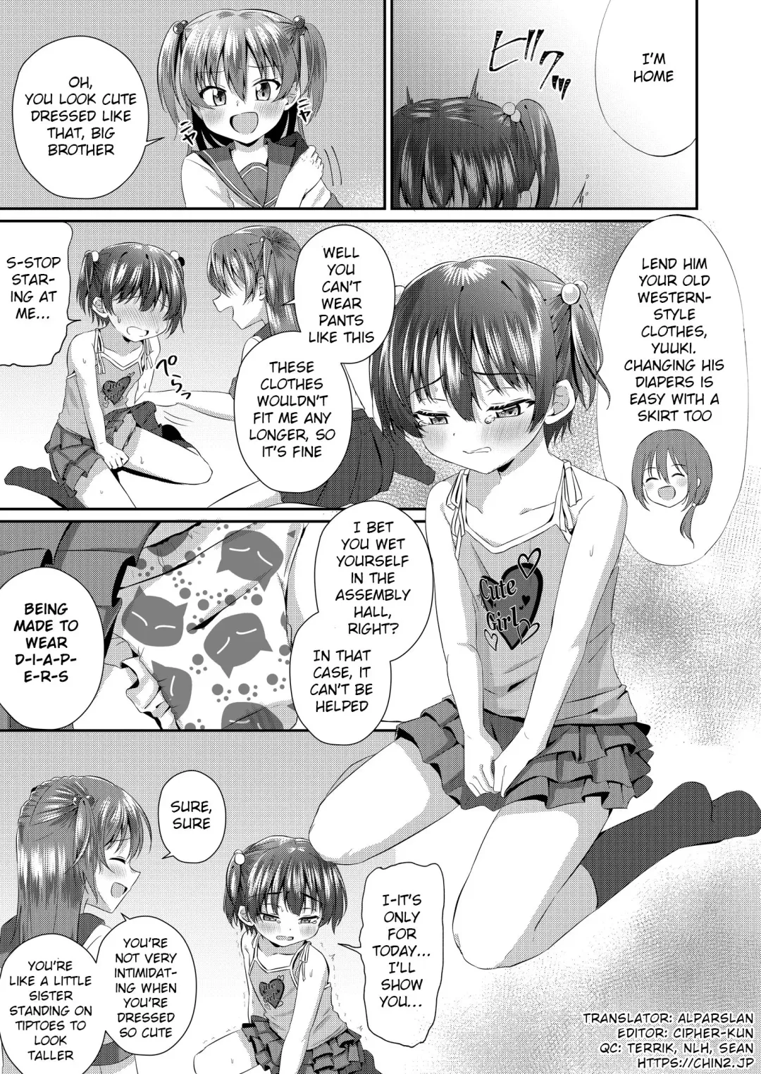 [Kosuke Poke] Onii-chan Omutsu Nuretenai? | Big Bro, Is Your Diaper Wet? Fhentai.net - Page 6