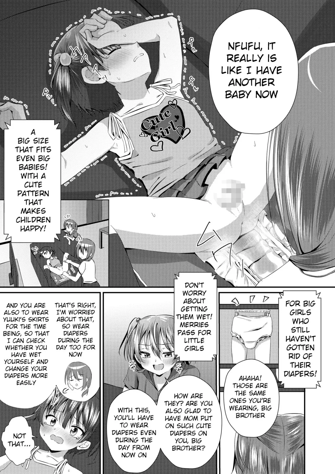 [Kosuke Poke] Onii-chan Omutsu Nuretenai? | Big Bro, Is Your Diaper Wet? Fhentai.net - Page 8