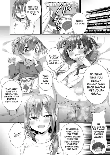 [Kosuke Poke] Onii-chan Omutsu Nuretenai? | Big Bro, Is Your Diaper Wet? Fhentai.net - Page 5