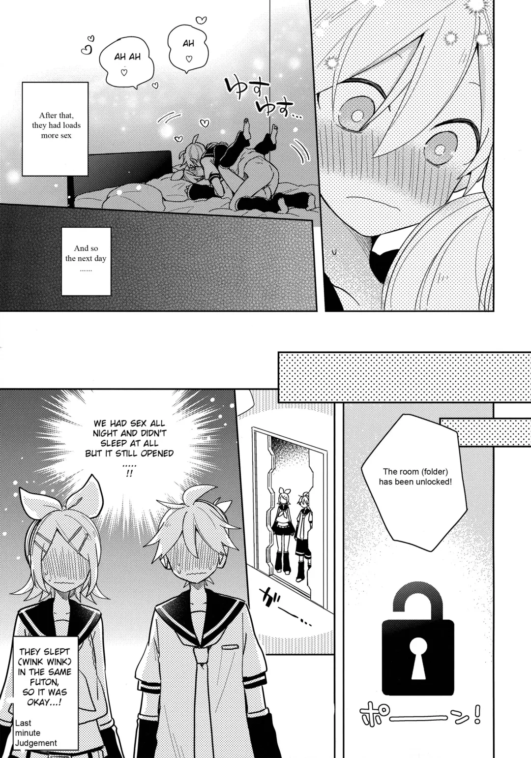 [Suzumi] Issho no Ofuton de Nenai to Derarenai Heya [Seijin Mukai]  - Locked folder unless to sleep together Fhentai - Page 26