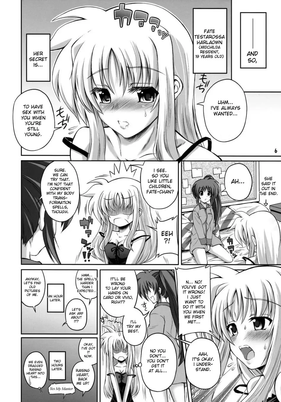 [Alpha Alf Layla] Otona Fate to Kodomo Nanoha Fhentai.net - Page 5