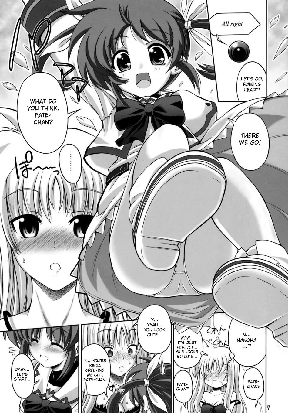 [Alpha Alf Layla] Otona Fate to Kodomo Nanoha Fhentai.net - Page 6