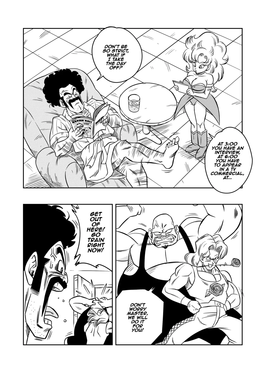 [Yamamoto] Mister Satan no Himitsu no Training | Mr. Satan's Secret Training Fhentai.net - Page 4