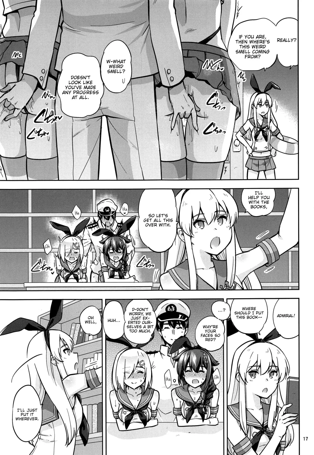 [Sarfata] Zekamashi na Shigure-chan to Hamakaze-san to. | Together with Shigure and Hamakaze Wearing Zekamashi outfits. Fhentai - Page 18