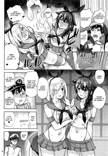 [Sarfata] Zekamashi na Shigure-chan to Hamakaze-san to. | Together with Shigure and Hamakaze Wearing Zekamashi outfits. Fhentai - Page 11