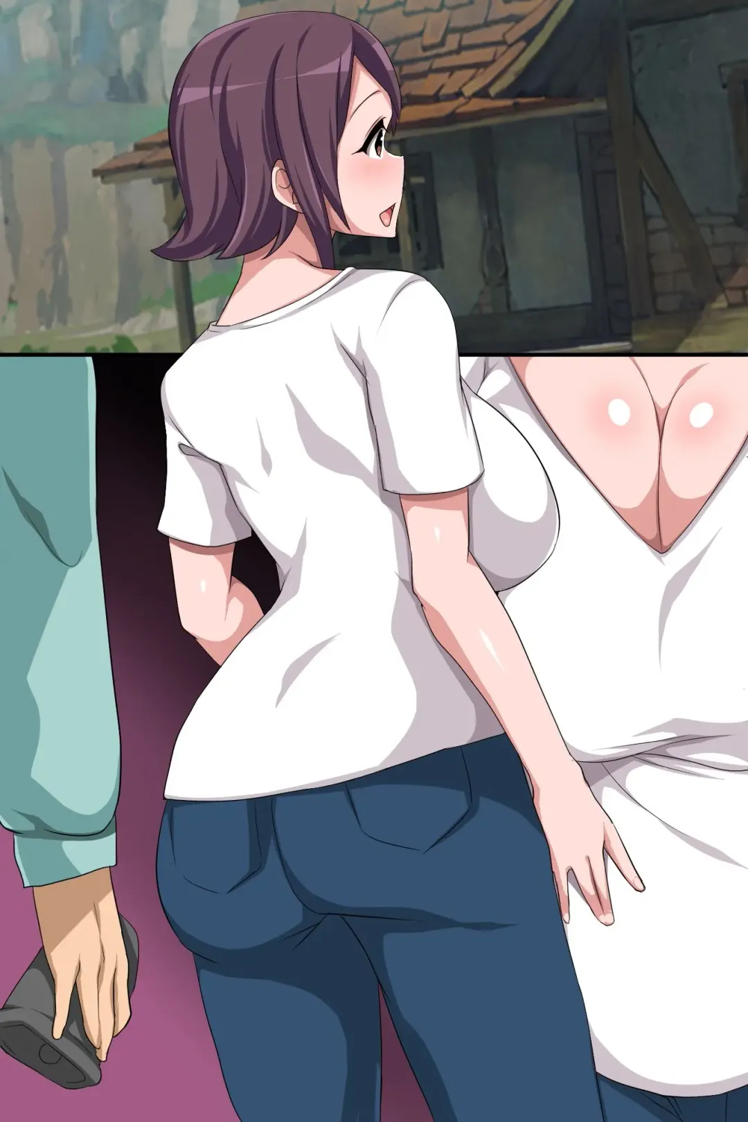 [Konecha] Dekanyuujo domo wo Shitsukake Bonyuu wo Dobadoba Funsha Suru Meushiko ni Sodateru Milk Bokujou Fhentai - Page 54