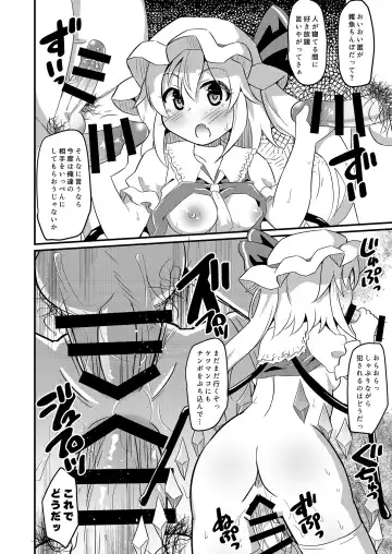 [Koizumi Hitsuji] Flan-chan no Danmaku Gokko no Joushiki o Kaihen shite mita Fhentai - Page 9