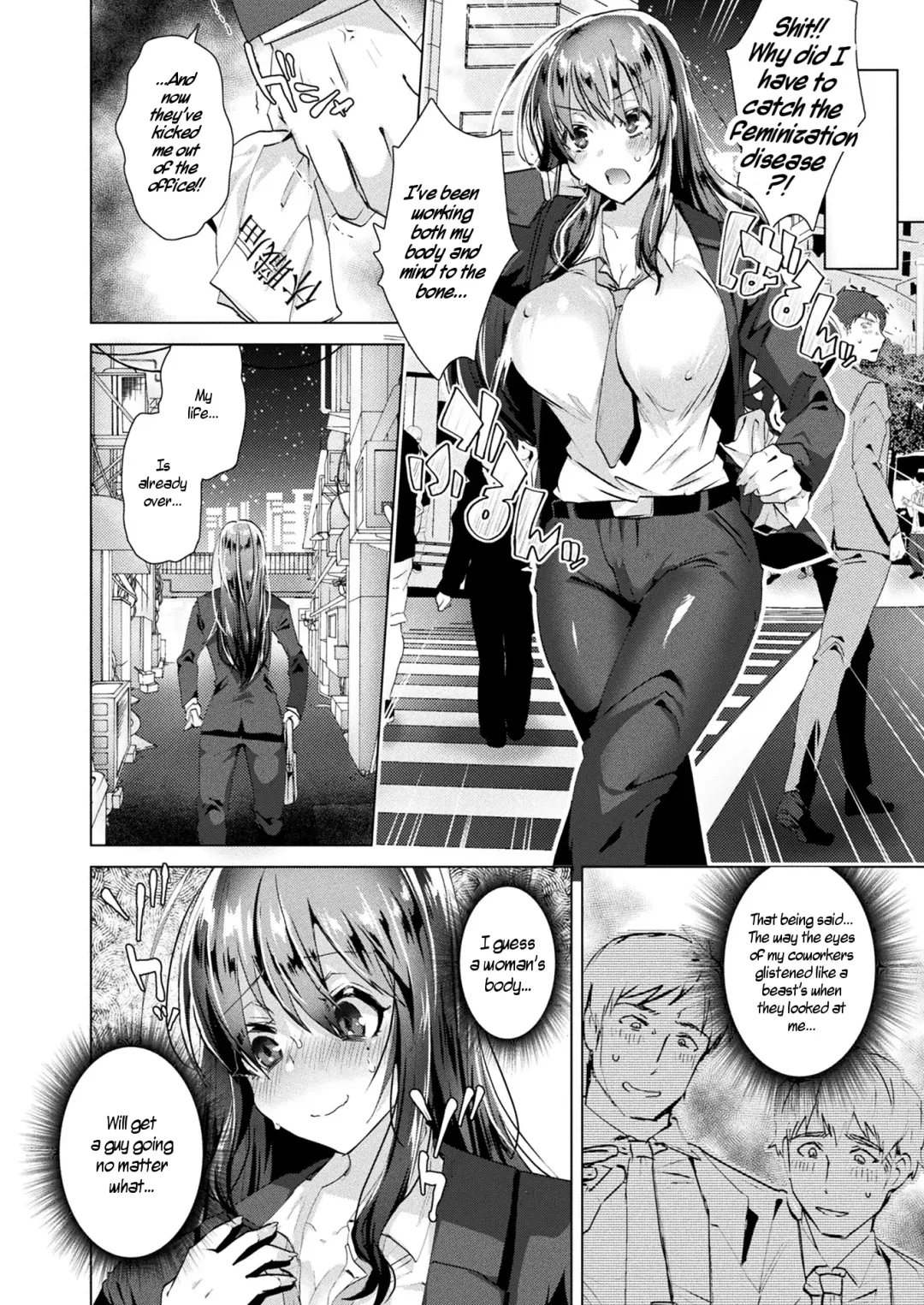 [Ebina Ebi] Nyotaika Pandemic!! | Sex-Change Pandemic!! Fhentai - Page 4