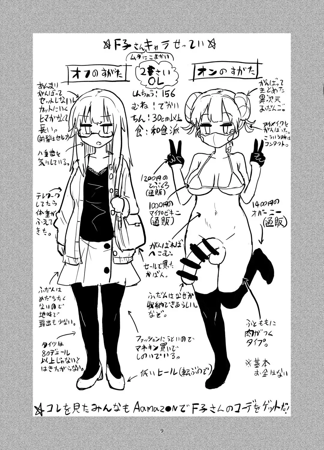 [Magifuro Konnyaku] Futanari Onanism Fhentai - Page 9