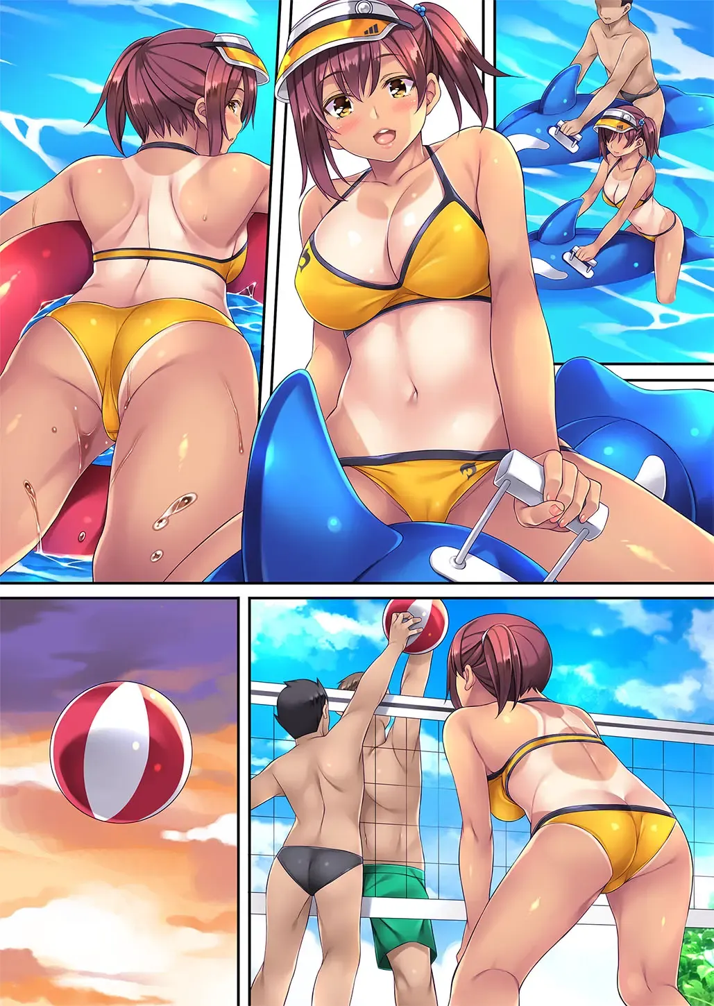 [Mizuhara Yuu] Natsu Gasshuku de Hamerareta Instructor Fhentai - Page 55