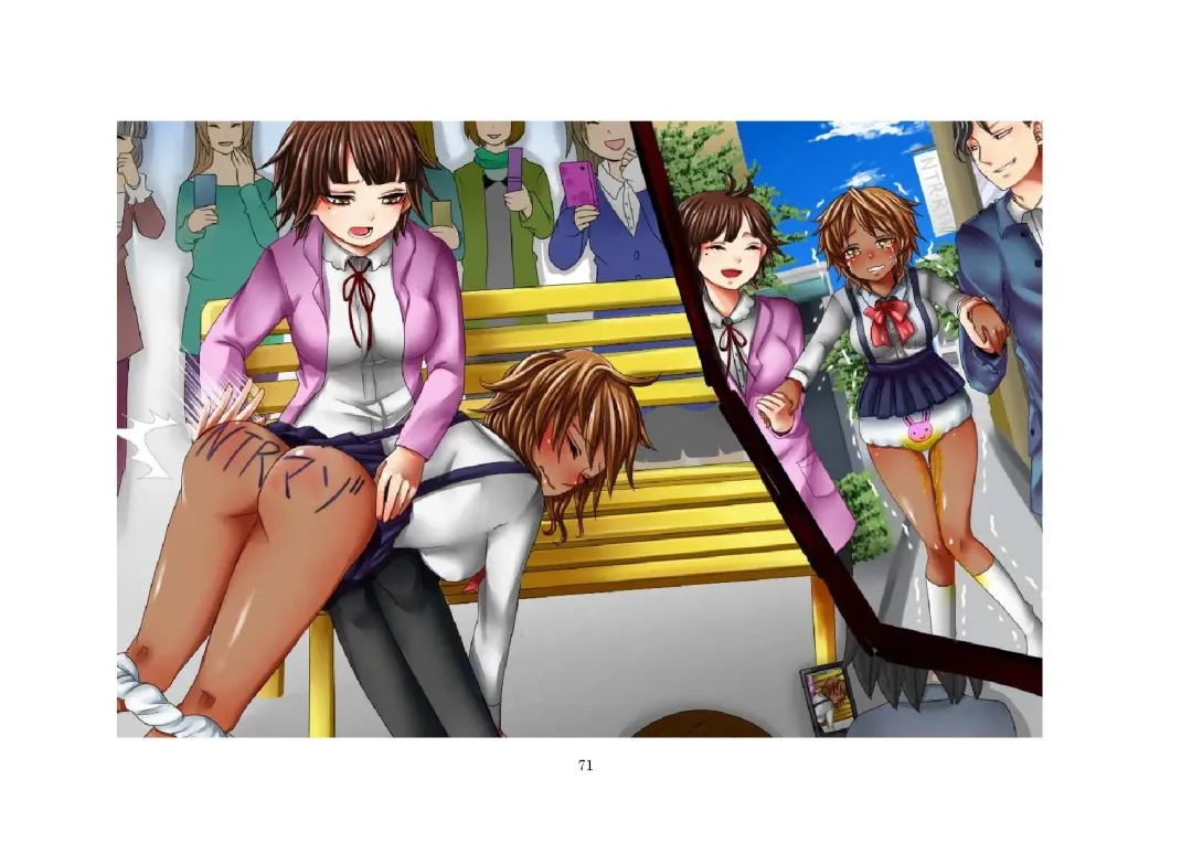 [Sansyouo] Goshujin-sama To Onna Goshujin-sama To, Kougan Jokyo Sarete Kuro Gyaru Ni Natta Boku. Fhentai - Page 71