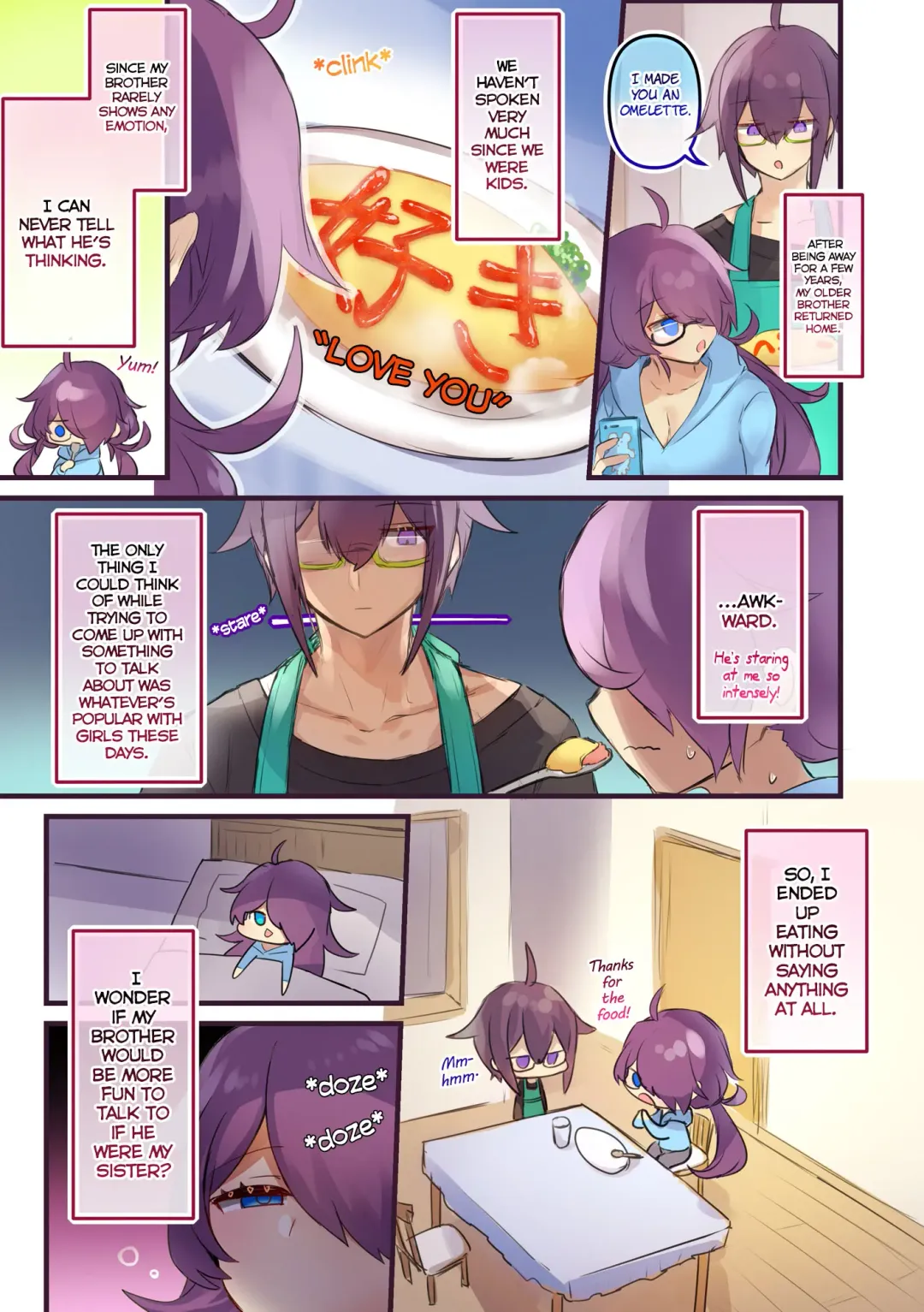 [Pokoten] Seibetsu ga Gyakuten Shite Ani ni Paizuri saremashita. | Our genders flipped and big brother gave me a titjob. Fhentai - Page 2