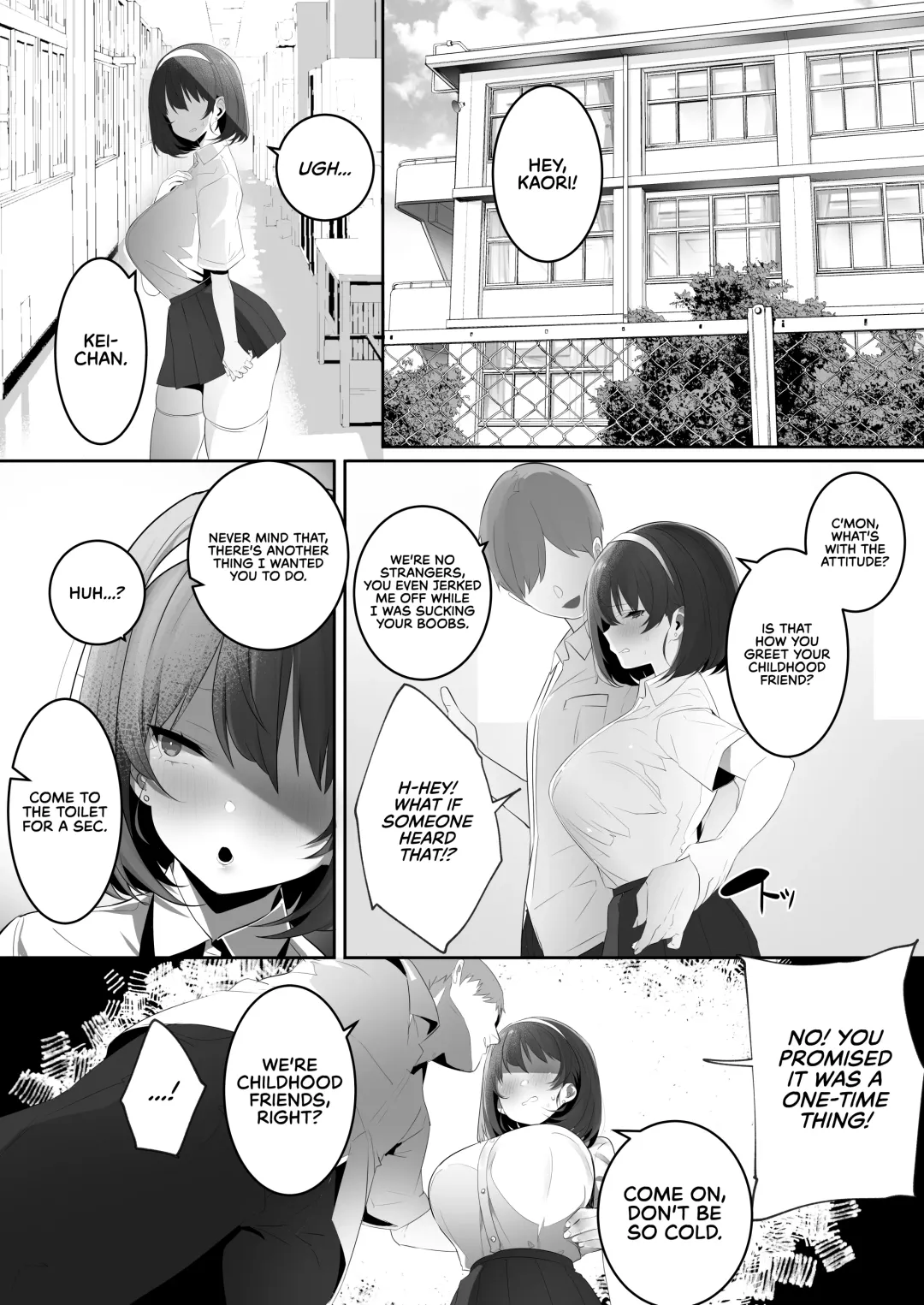 [Mitsudoue] Kareshi Mochi no Kyonyuu Osananajimi o NTR Nakadashi Suru Hon Fhentai - Page 16
