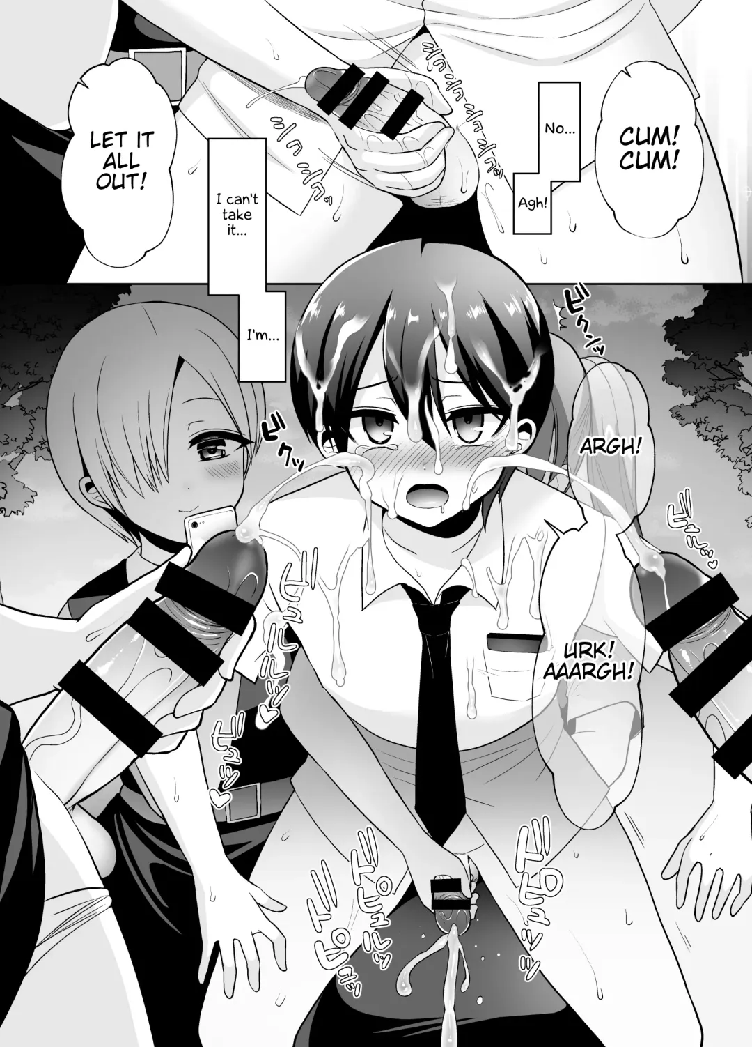 [Piririnegi] Joshikou ni Shinnyuu Shiyou to Shitara Kabe ni Hamatte Futanari Jogakusei no Nikubenki ni Saretandaga Fhentai.net - Page 19