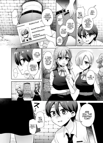 [Piririnegi] Joshikou ni Shinnyuu Shiyou to Shitara Kabe ni Hamatte Futanari Jogakusei no Nikubenki ni Saretandaga Fhentai.net - Page 4