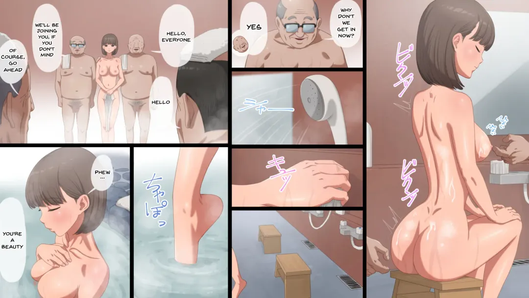 Kinjo no Ojii-san ni Onsen ni Tsureteikarete Okasareta Wakazuma 2 Fhentai - Page 35