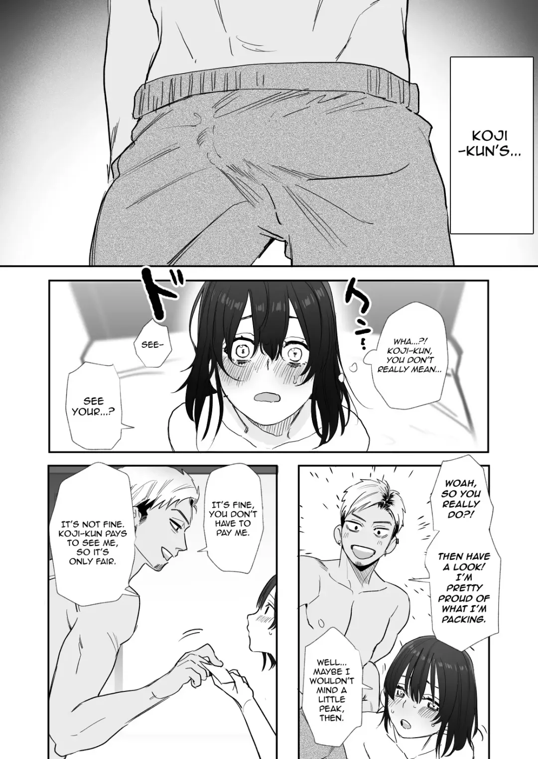 [Oniben Katze] 〇sen-yen de Oppai Misete.~ Moto Doukyuusei no Charao kara no Onegai o Kotowarezu…~ Fhentai - Page 16