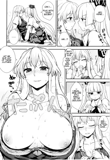 [Itou Yuuji] Keine to Mokou no Seikatsu Jisshuu | Keine and Mokou's (Sex) Life Training Fhentai - Page 10