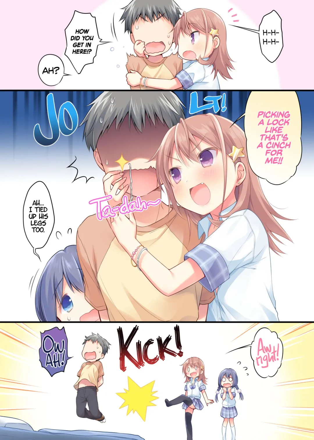 [Hattori Masaki - Uraha - Usashiro Mani] Chou Ikeike Joshi Kousei no Atashi ga Tada de Yarasete ageru ndakara Kansha shinasai yo! | You'd better be thankful that you're getting a super energetic high school girl like me for free! (decensored) Fhentai.net - Page 4