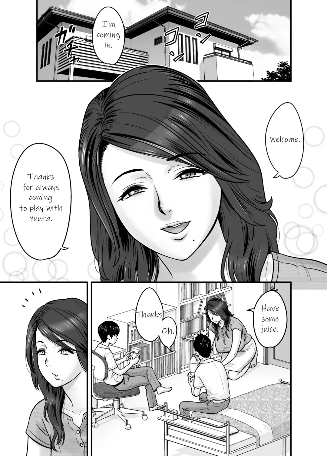 [Tatsunami Youtoku] Hitozuma de Mama de Hatsukano | My First Girlfriend is a Housewife and my Mom Fhentai.net - Page 5