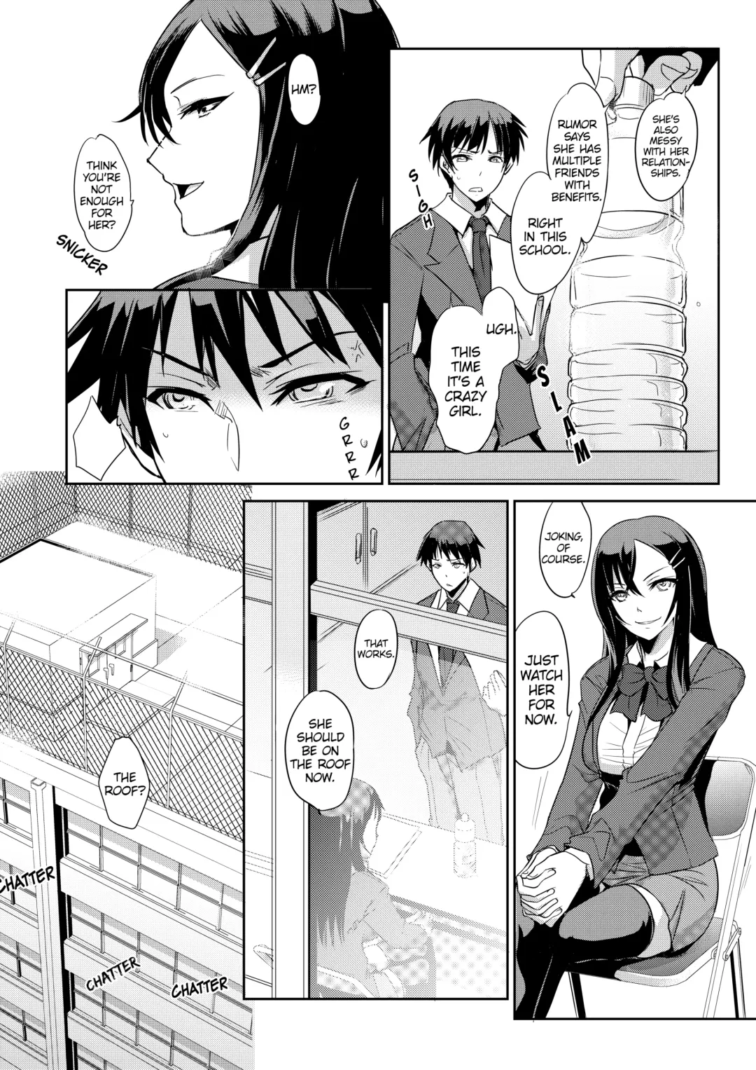 [Ketsune] Zettai fukujuu! Hatsujō JK kousei puroguramu 3-shou： Ochikobore no JK o hame choukyou 3 | Sexual Correction Officer Ch.3： Rebellious School Girl Rehab! 3 (decensored) Fhentai.net - Page 5