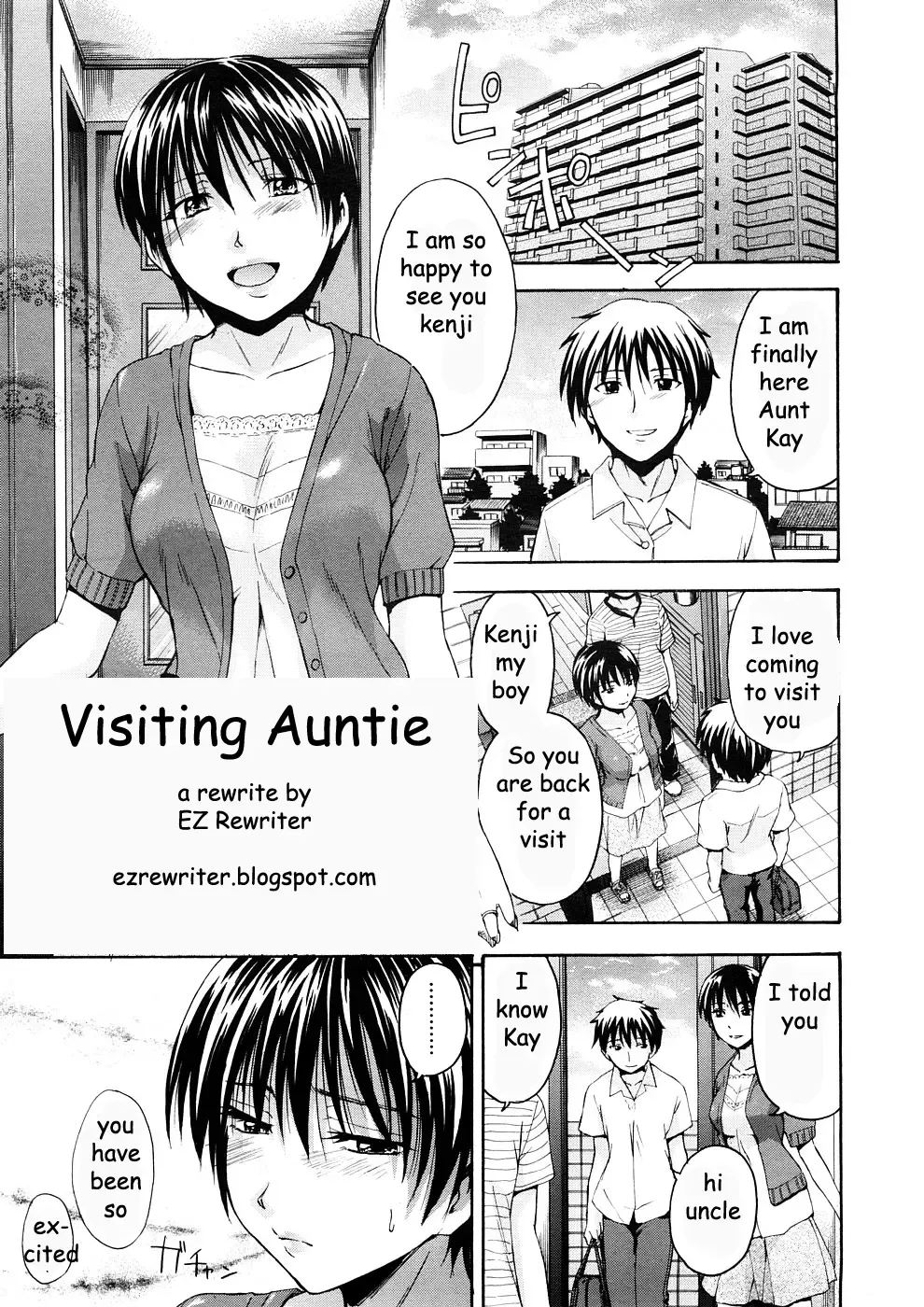 [Tsuruta Bungaku] Visiting Auntie Fhentai.net - Page 1