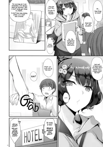 [Nakano Sora] Hokusai-chan no Fudeoroshi | Hokusai Strokes Her New Brush (decensored) Fhentai.net - Page 4