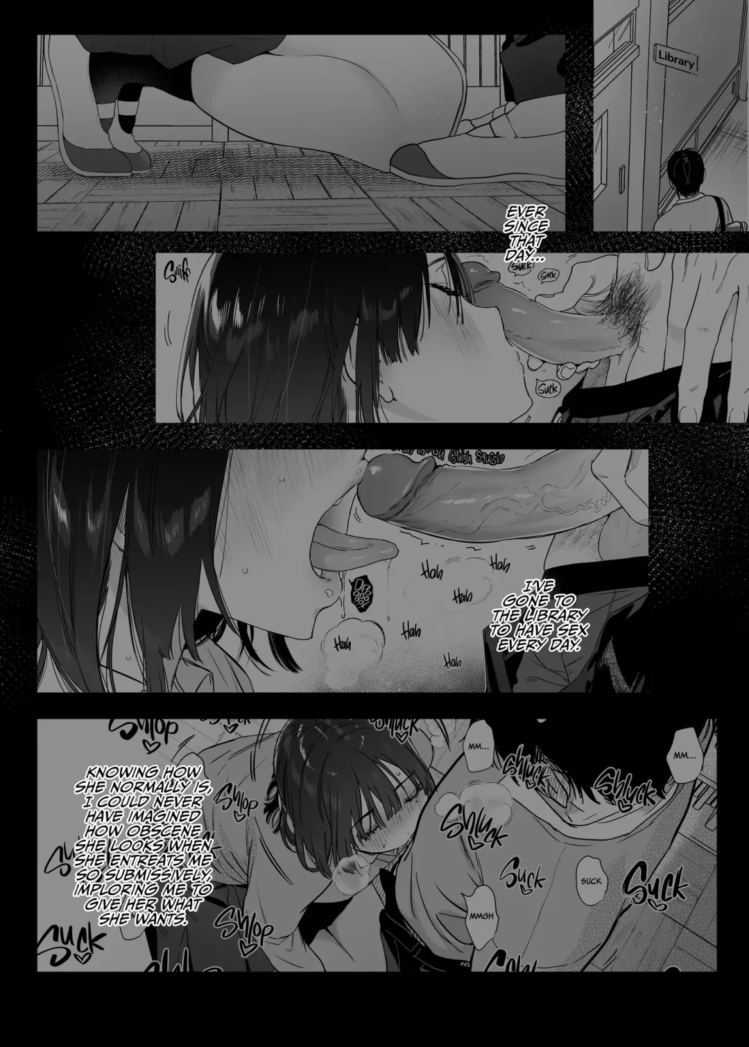 [Yuzuha] Mukuchi na Tosho Iin to Sex Zuke. | Addicted to Sex With a Taciturn Library Committee Member (decensored) Fhentai - Page 46