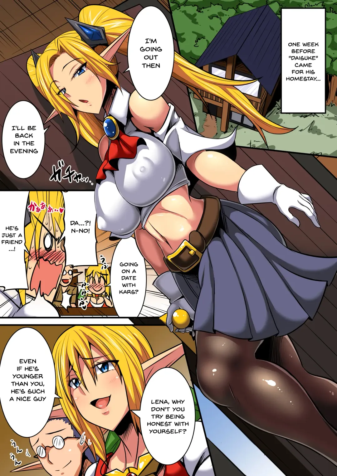 [Haneinu] Elf Oyako to Pakopako Ibunka Kouryuu! ~Lena Hen~ | Having a Culture Exchange With an Elf Mother and Daughter ~Lena Edition~ Fhentai - Page 4