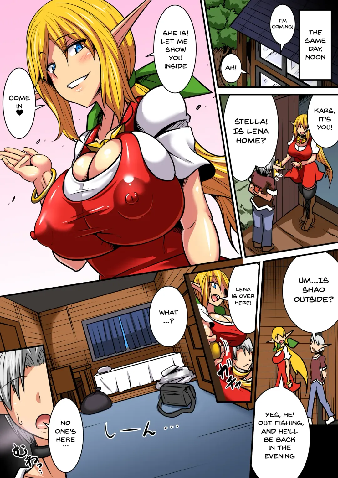 [Haneinu] Elf Oyako to Pakopako Ibunka Kouryuu! ~Lena Hen~ | Having a Culture Exchange With an Elf Mother and Daughter ~Lena Edition~ Fhentai - Page 51