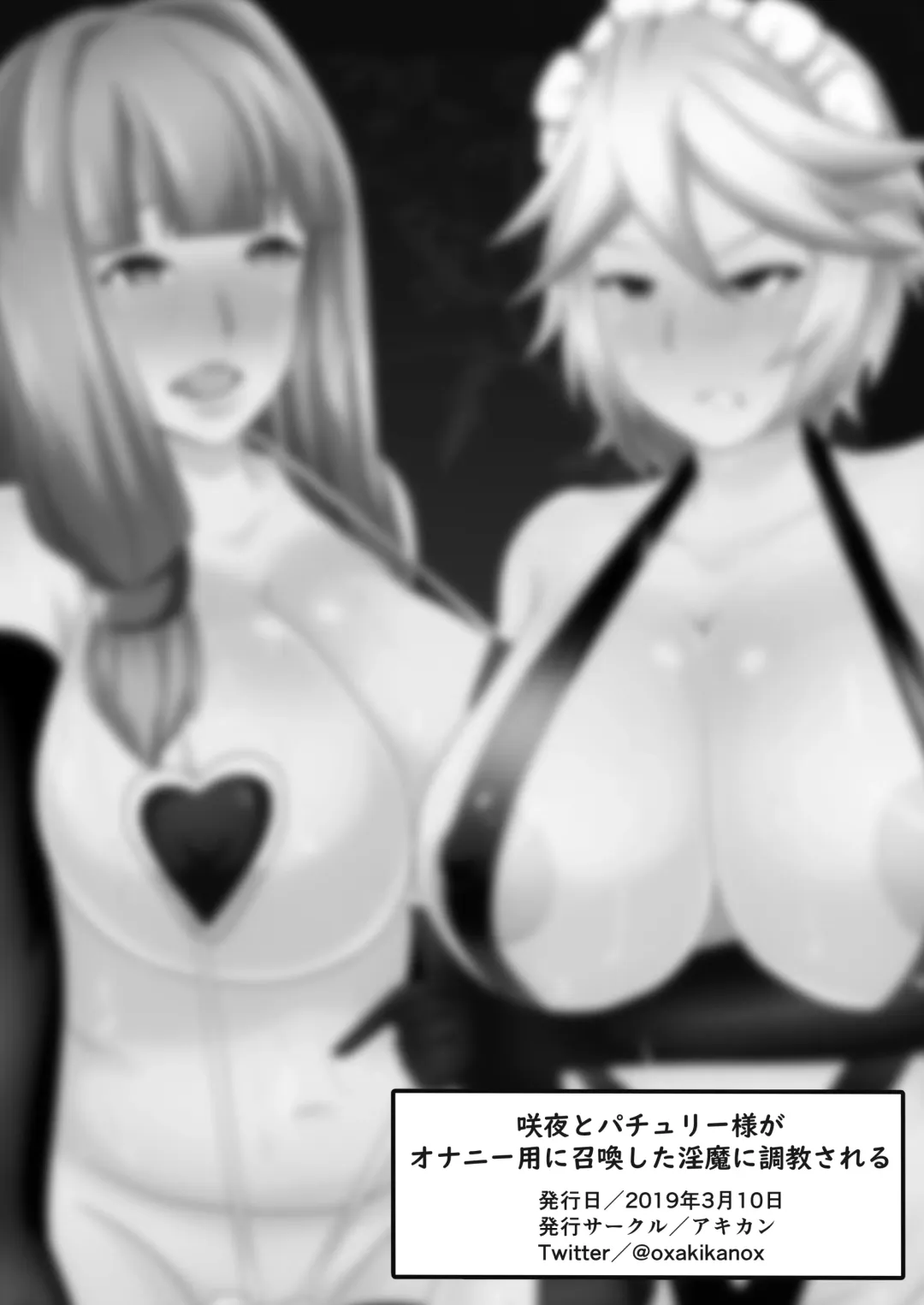 [Akikan] Sakuya to Patchouli-sama ga Onanie You ni Shoukan shita Inma ni Choukyou sarechau Fhentai - Page 27