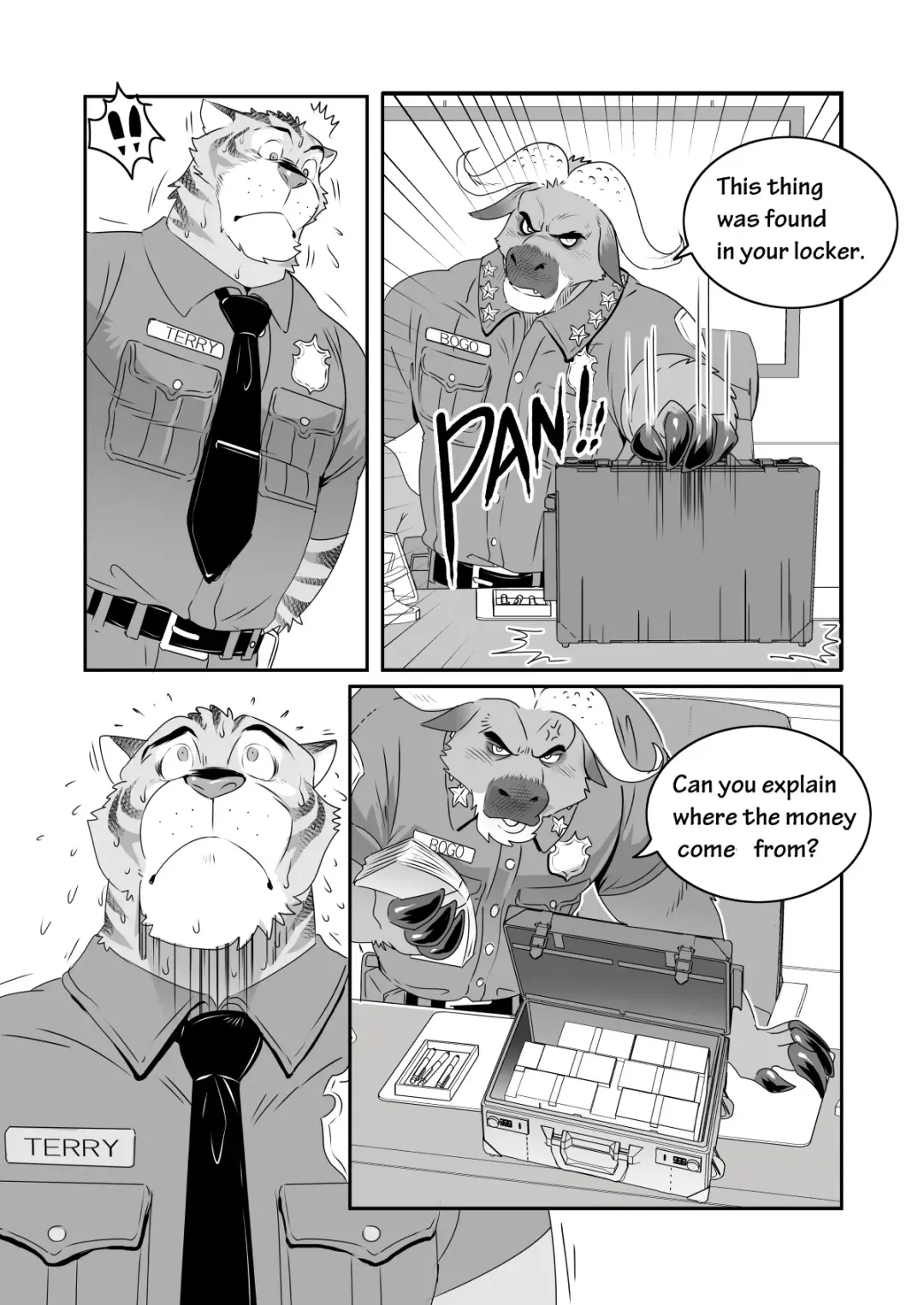 [Kuma Hachi] chief bogo found a dirty police Fhentai.net - Page 2