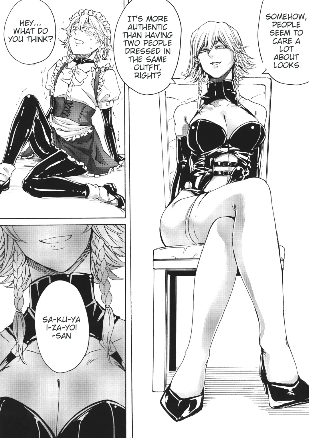 [Hasebe Souutsu] Boku wa Izayoi Sakuya ni Naritai | I Want to Be Sakuya Izayoi Fhentai - Page 21