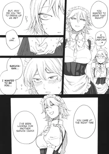 [Hasebe Souutsu] Boku wa Izayoi Sakuya ni Naritai | I Want to Be Sakuya Izayoi Fhentai - Page 5