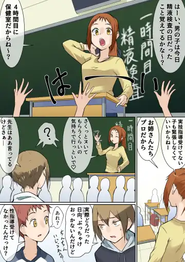 [Babi] Nuki Ari Seieki Kensa -Seikyouiku Sokushin Seisaku ni Tsuki 02- Fhentai - Page 3