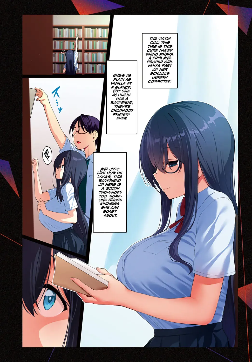 [Satou Kuuki] Shino Channel ~Kareshi Mochi Bungaku JK Uwakiroku~ Part. 1 | Shino Channel: Cheating Records of a Bookworm High School Girl with a Boyfriend Part. 1 Fhentai - Page 2