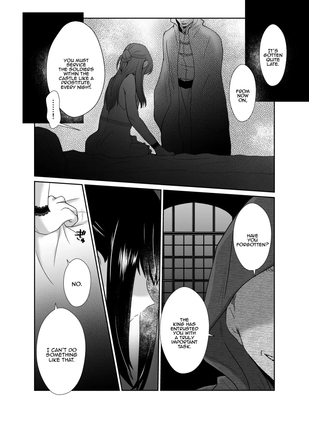 [Taguchi Monyata] Kawaisou na Ouji-sama wa Warui Mahou de Oshiro no Mesu Benki ni Sarete Shimaimashita | The Pitiful Prince was Turned into the Castle's Bitch Toilet Through Evil Magic Fhentai.net - Page 15